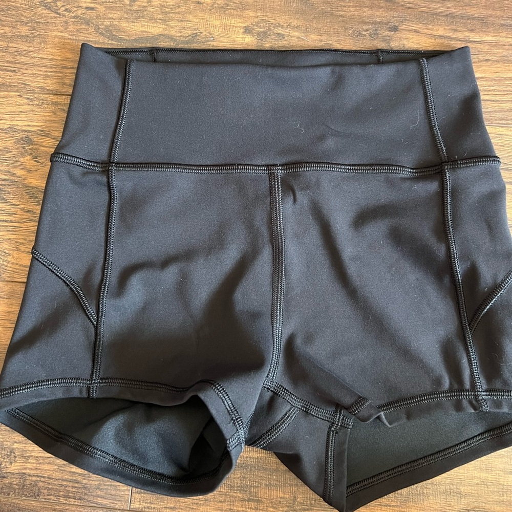 Lululemon in movement shorts